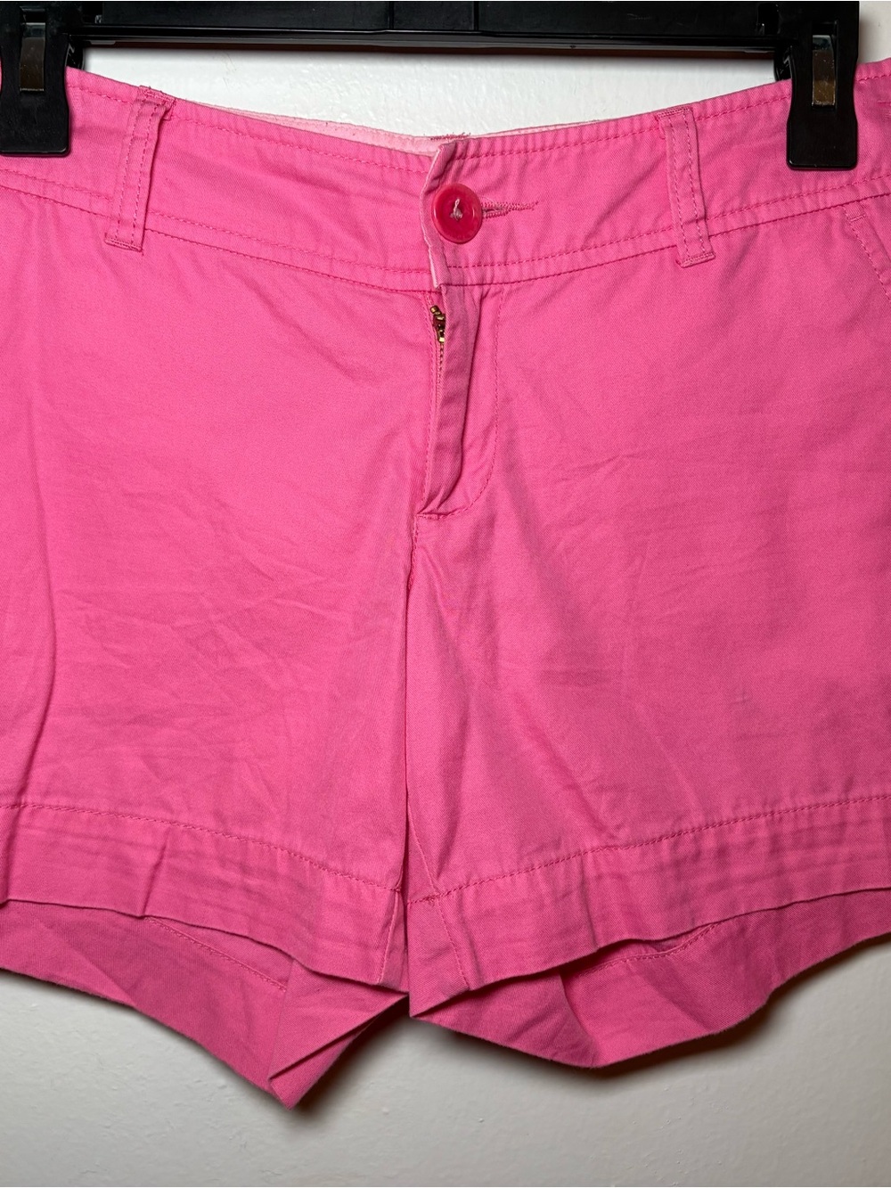 Lilly Pulitzer Bright Pink High-Rise Cotton Shorts